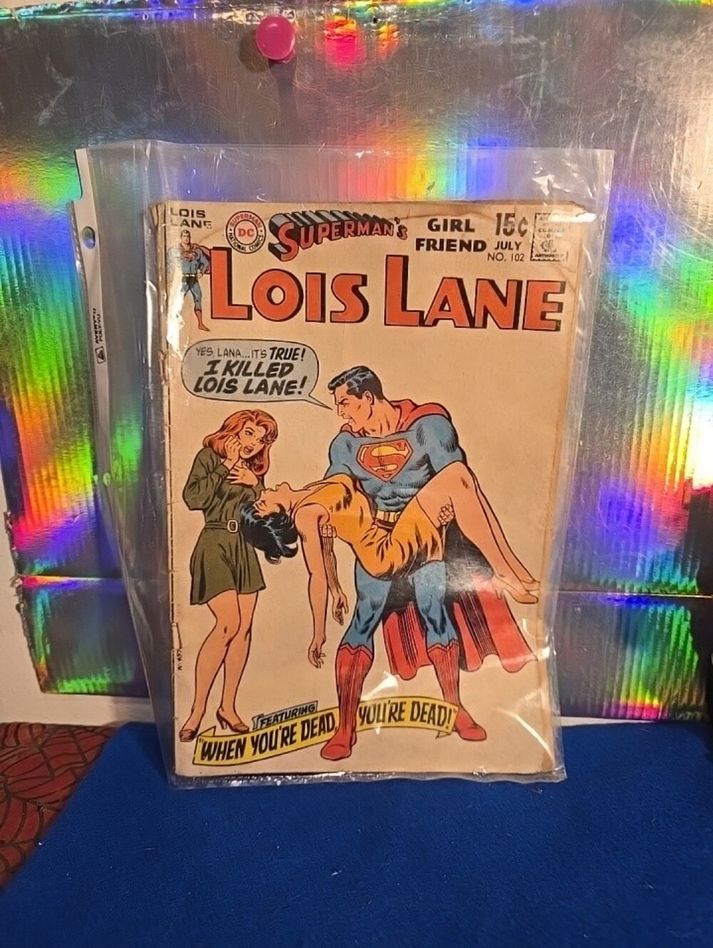 071526 Superman's Girl Friend Lois Lane #102 DC 1970 When You're Dead, You're De
